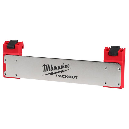 Milwaukee Packout 11.5 in. W X 3.5 in. H X 1.3 in. D Belt Clip Rack Plastic Gray/Red