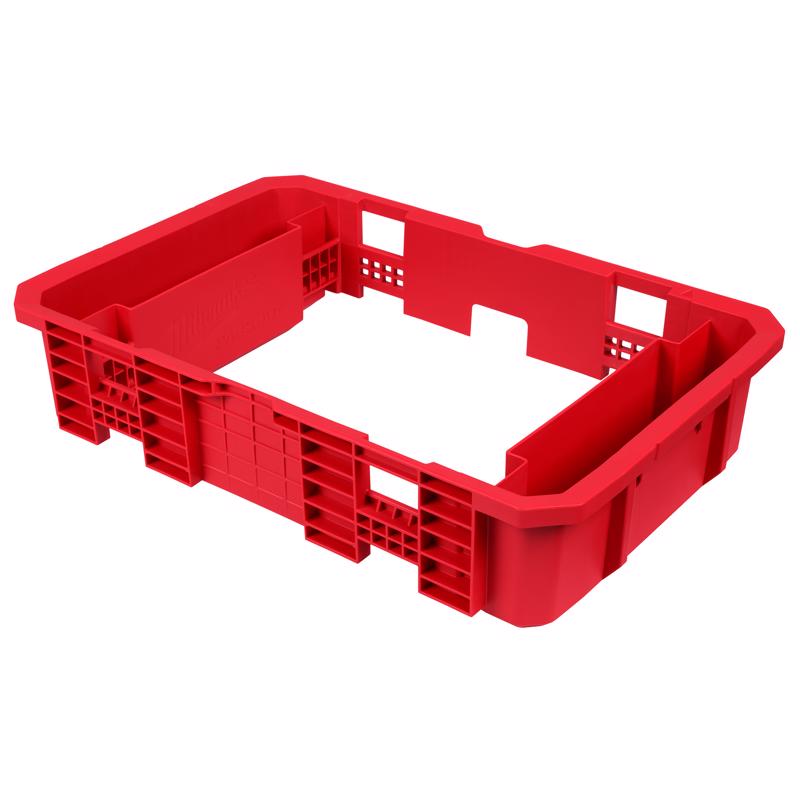 Milwaukee Packout 19.8 in. W X 4.4 in. H X 13.1 in. D Tool Tray Plastic Red