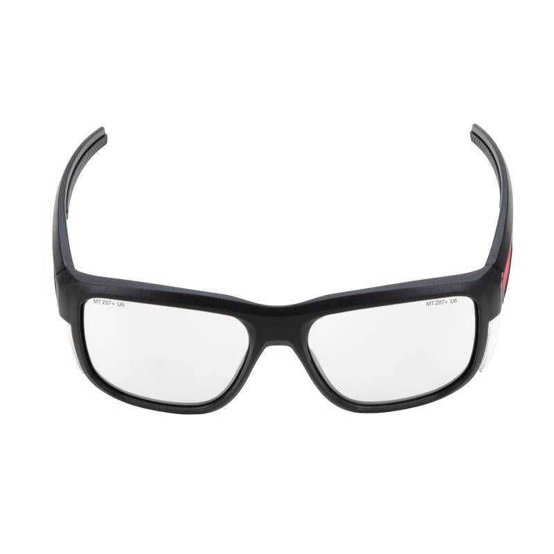 Milwaukee Full Frame Safety Glasses Clear Lens Black Frame 1 pair