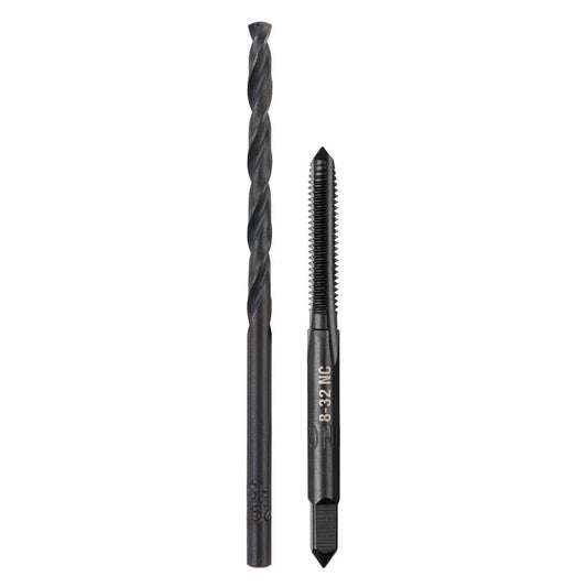 Milwaukee SAE 8-32 NC Straight Flute Plug Tap & #29 Drill Bit