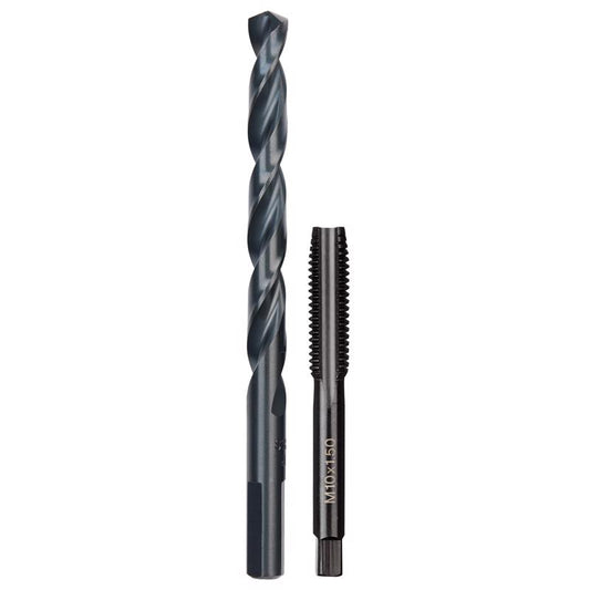 Milwaukee Metric M10x1.5 mm Straight Flute Plug Tap & R Drill Bit