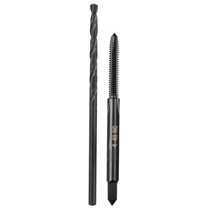 Milwaukee SAE 4-40 NC Straight Flute Plug Tap & #43 Drill Bit