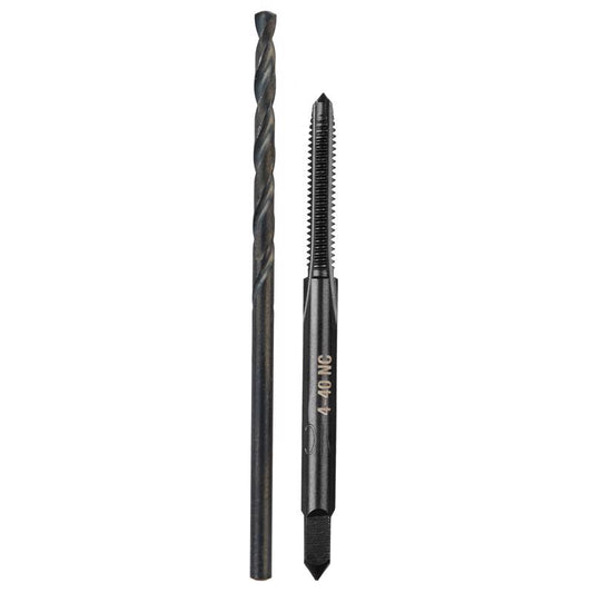Milwaukee SAE 4-40 NC Straight Flute Plug Tap & #43 Drill Bit