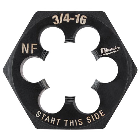 Milwaukee SAE 3/4-16 NF 1-7/16' Hex Threading Die