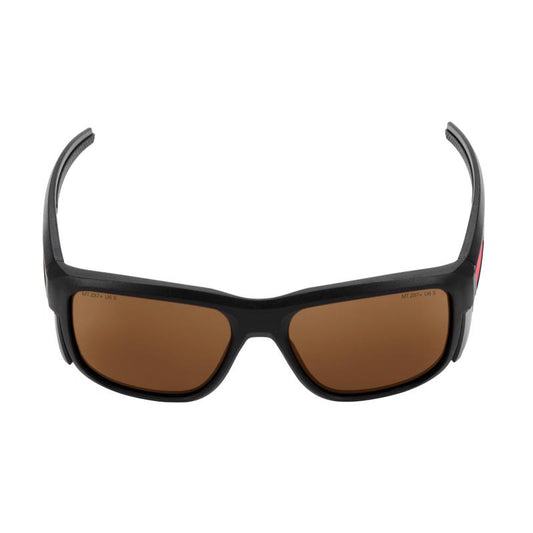 Milwaukee Full Frame Safety Glasses Brown Lens Black Frame 1 pair