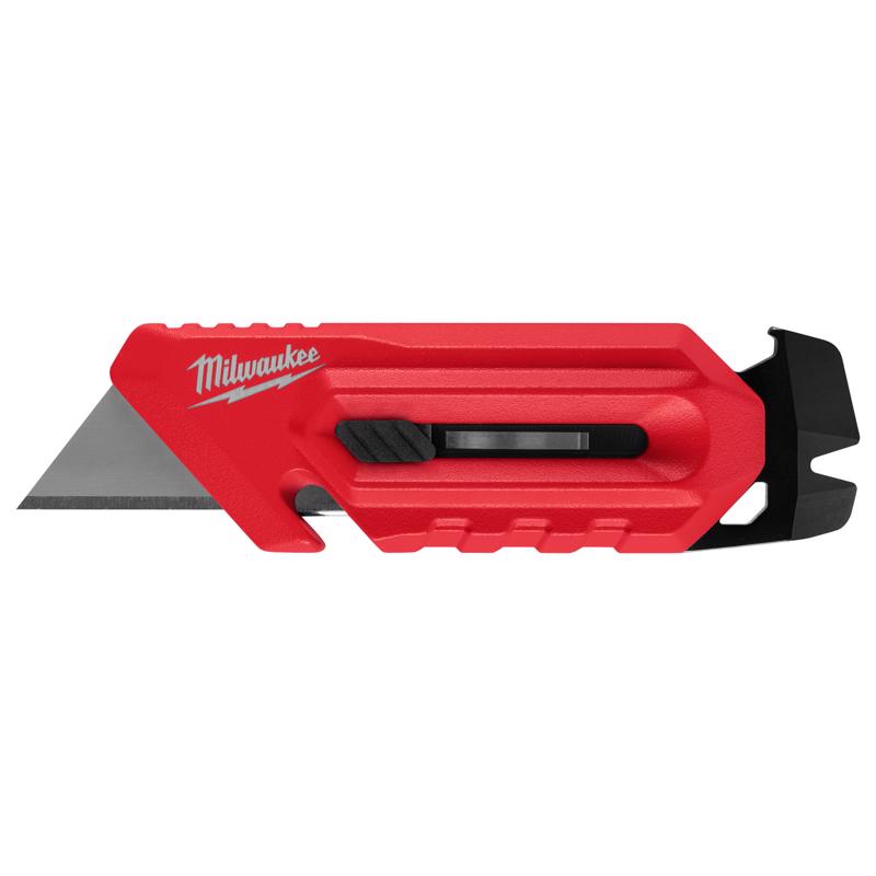 Milwaukee 4.33 in. Sliding Compact Utility Knife Red 1 pc