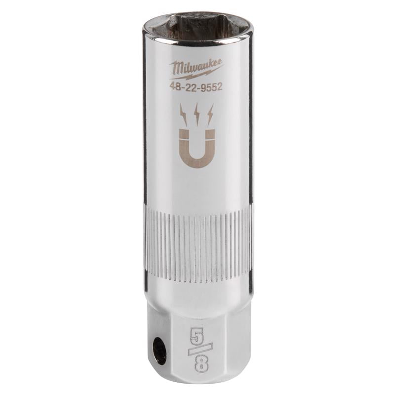 Milwaukee 5/8 in. X 3/8 in. drive SAE 6 Point Spark Plug Socket 1 pc