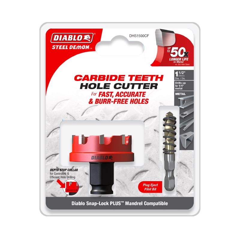 Diablo Steel Demon 1-1/2 in. Carbide Hole Cutter