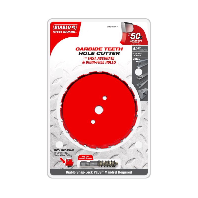 Diablo Steel Demon 4-1/2 in. Carbide Hole Cutter