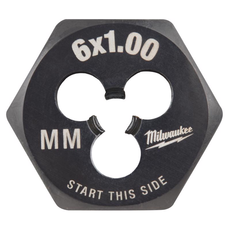 Milwaukee Metric M6x1.0 mm 1' Hex Threading Die