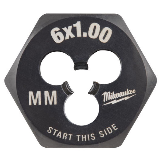 Milwaukee Metric M6x1.0 mm 1' Hex Threading Die