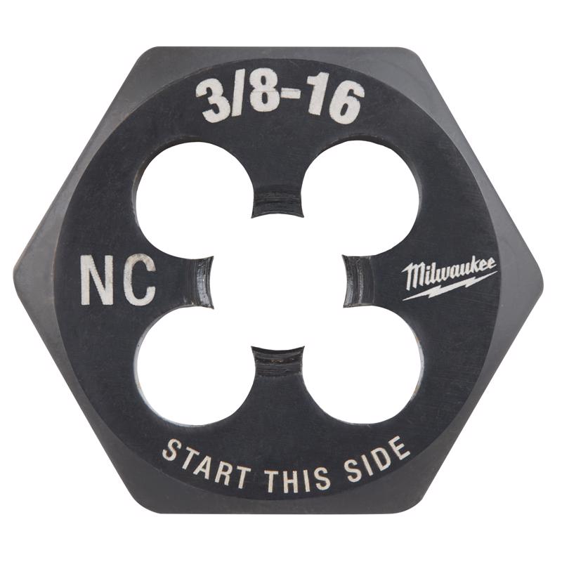 Milwaukee SAE 3/8-16 NC in. 1' Hex Threading Die