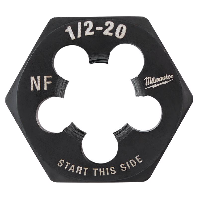 Milwaukee SAE 1/2-20 NF mm 1' Hex Threading Die
