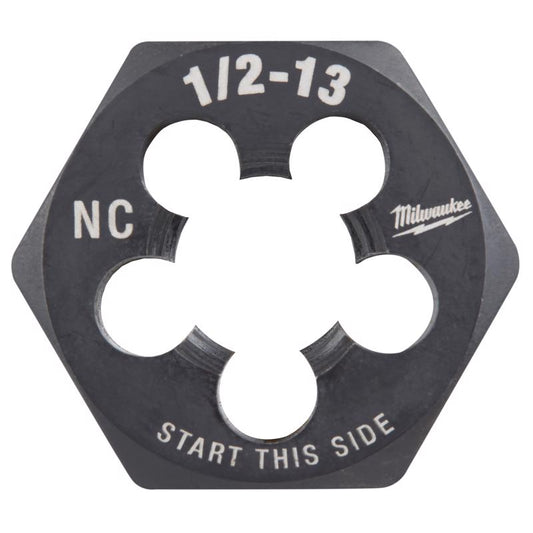 Milwaukee SAE 1/2-13 NC 1' Hex Threading Die