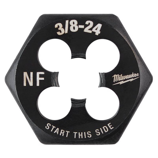 Milwaukee SAE 3/8-24 NF 1' Hex Threading Die