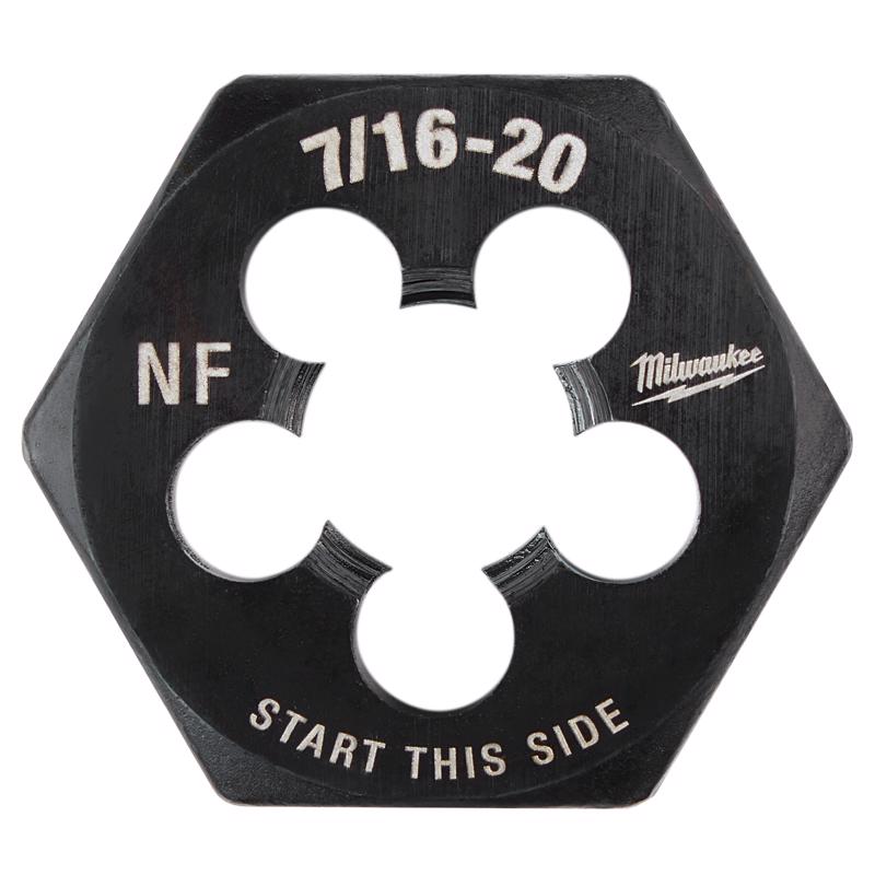 Milwaukee SAE 7/16-20 NF 1' Hex Threading Die