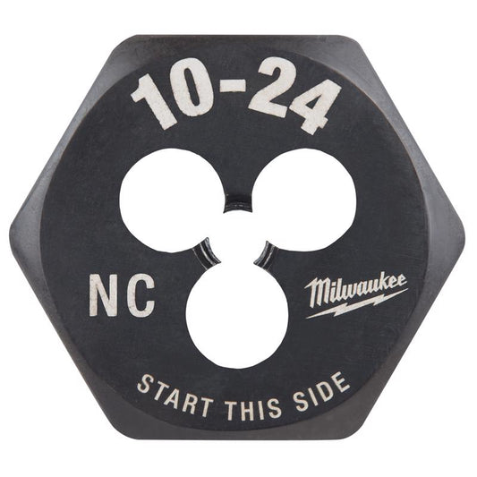 Milwaukee SAE 10-24 NC 1' Hex Threading Die