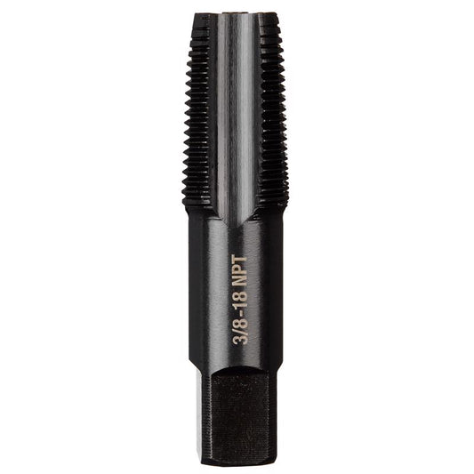 Milwaukee SAE 3/8-18 NPT Straight Flute Taper Tap