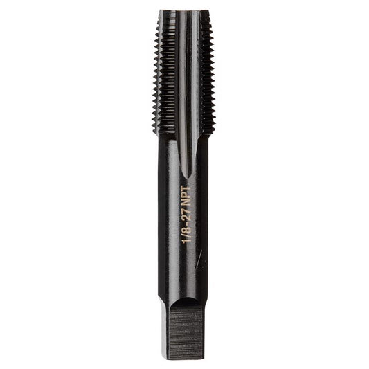 Milwaukee SAE 1/8-27 NPT Straight Flute Taper Tap
