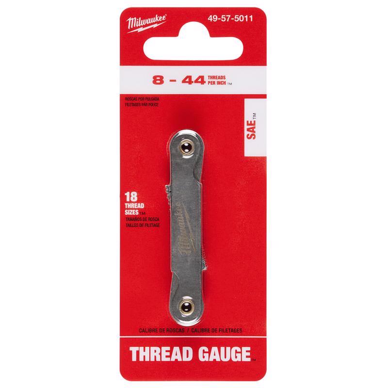 Milwaukee SAE SAE 8-44 TPI Thread Gauge
