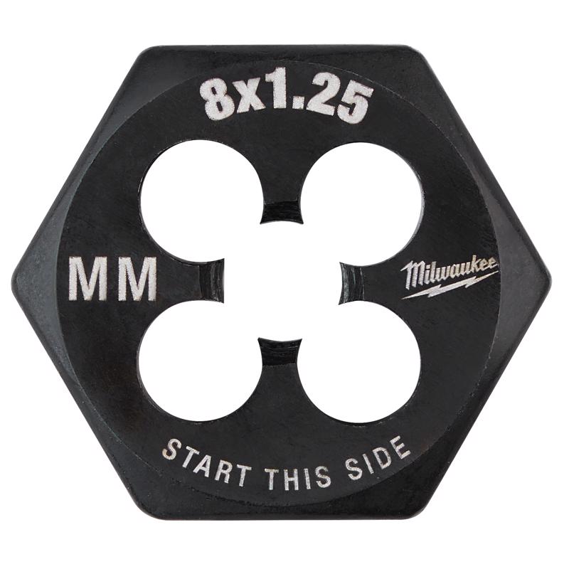 Milwaukee Metric M8x1.25 mm 1' Hex Threading Die