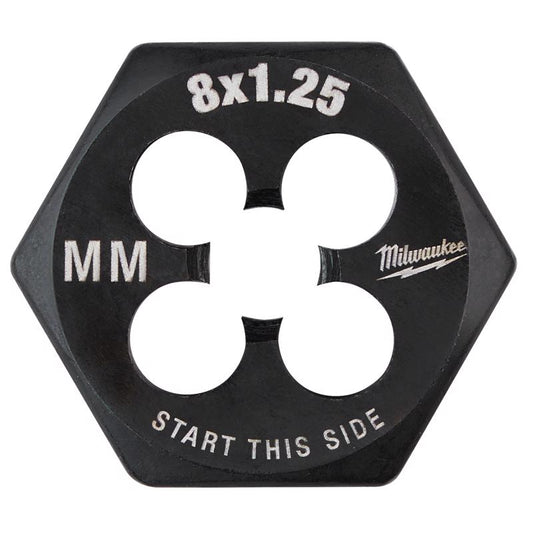 Milwaukee Metric M8x1.25 mm 1' Hex Threading Die