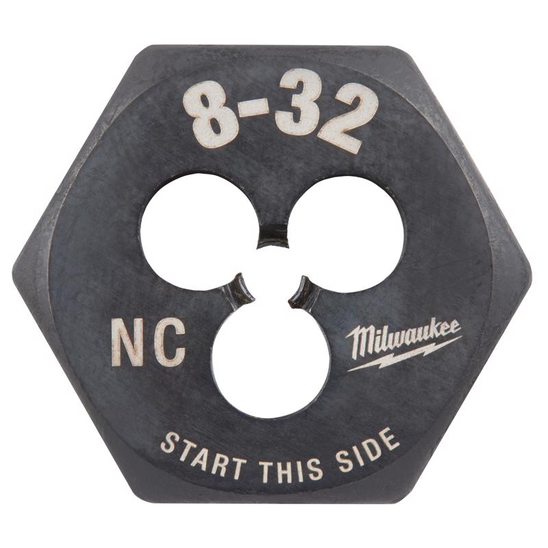 Milwaukee SAE 8-32 NC 1' Hex Threading Die