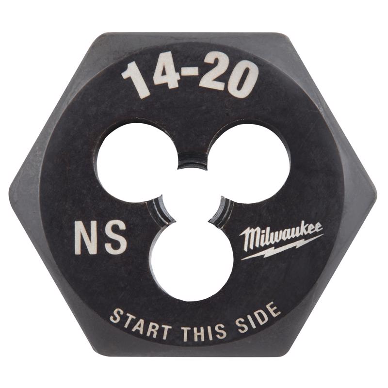 Milwaukee SAE 14-20 NS 1' Hex Threading Die