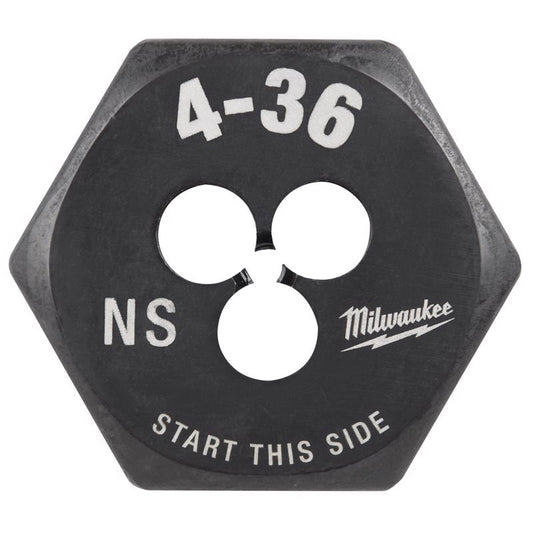 Milwaukee SAE 4-36 NS 1' Hex Threading Die