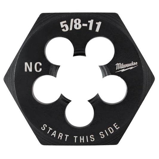 Milwaukee SAE 5/8-11 NC 1-7/16' Hex Threading Die