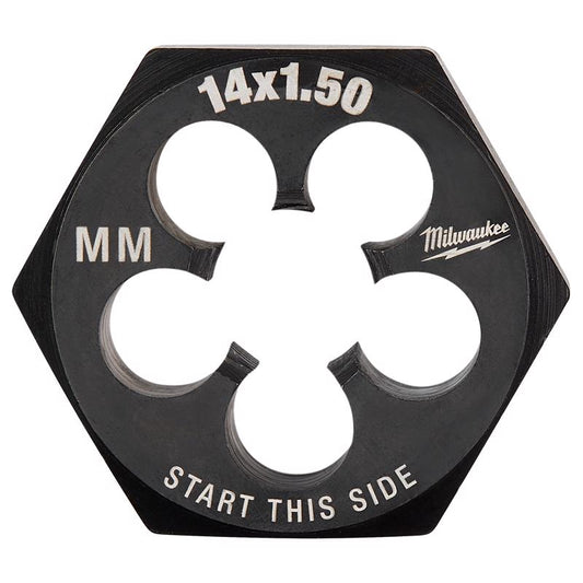 Milwaukee Metric M14x1.5 mm 1-7/16' Hex Threading Die