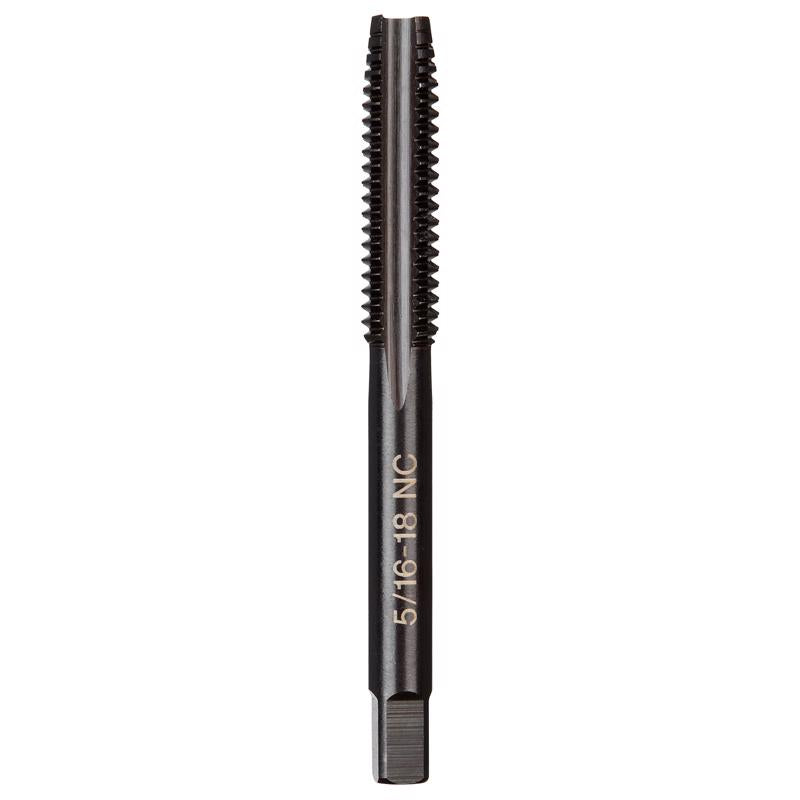 Milwaukee SAE 5/16-18 NC Straight Flute Plug Tap