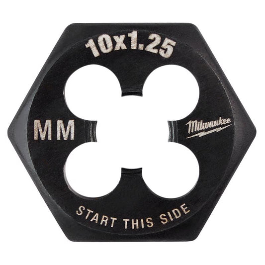 Milwaukee Metric M10x1.25 mm 1' Hex Threading Die