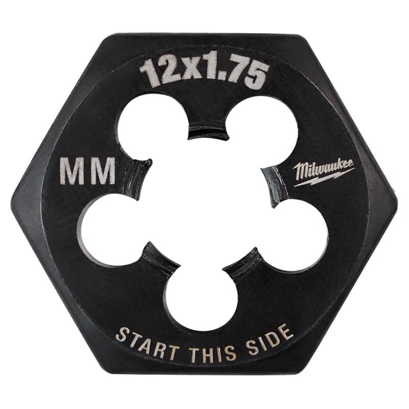 Milwaukee Metric M12x1.75 mm 1' Hex Threading Die