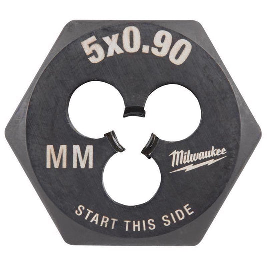 Milwaukee Metric M5x0.9 mm 1' Hex Threading Die