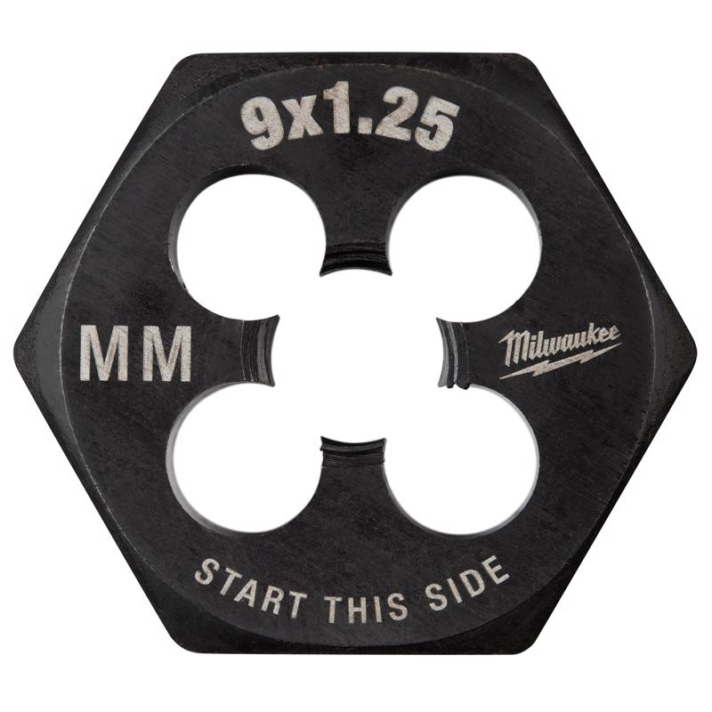 Milwaukee Metric M9x1.25 mm 1' Hex Threading Die