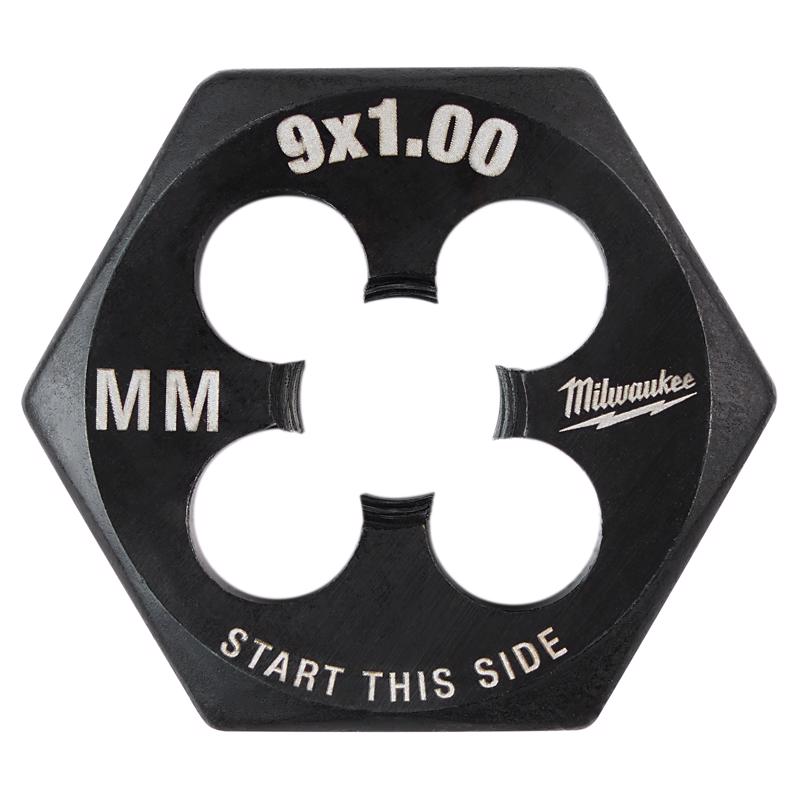 Milwaukee Metric M9x1.0 mm 1' Hex Threading Die