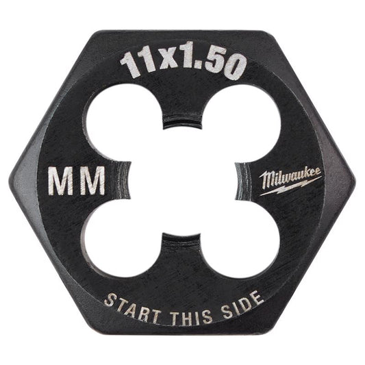 Milwaukee Metric M11x1.5 mm 1' Hex Threading Die