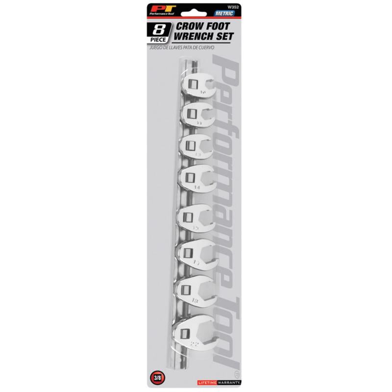 Wilmar Metric Crow Foot Wrench Set 8 pc