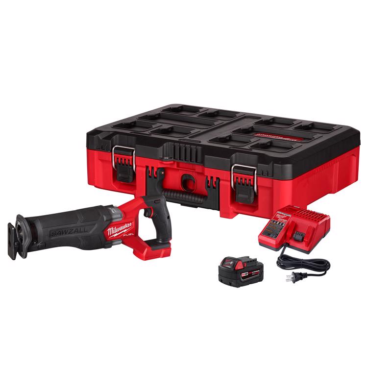 Milwaukee M18 FUEL PACKOUT Cordless Brushless Reciprocating Saw Kit (Battery & Charger)