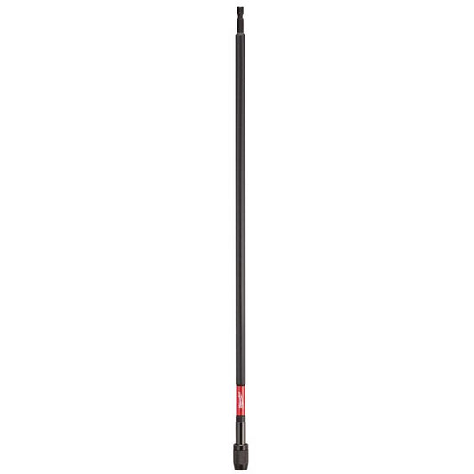 Milwaukee 18 in. Steel Impact Magnetic Locking Bit Holder 1/4 in. Hex Shank 1 pc