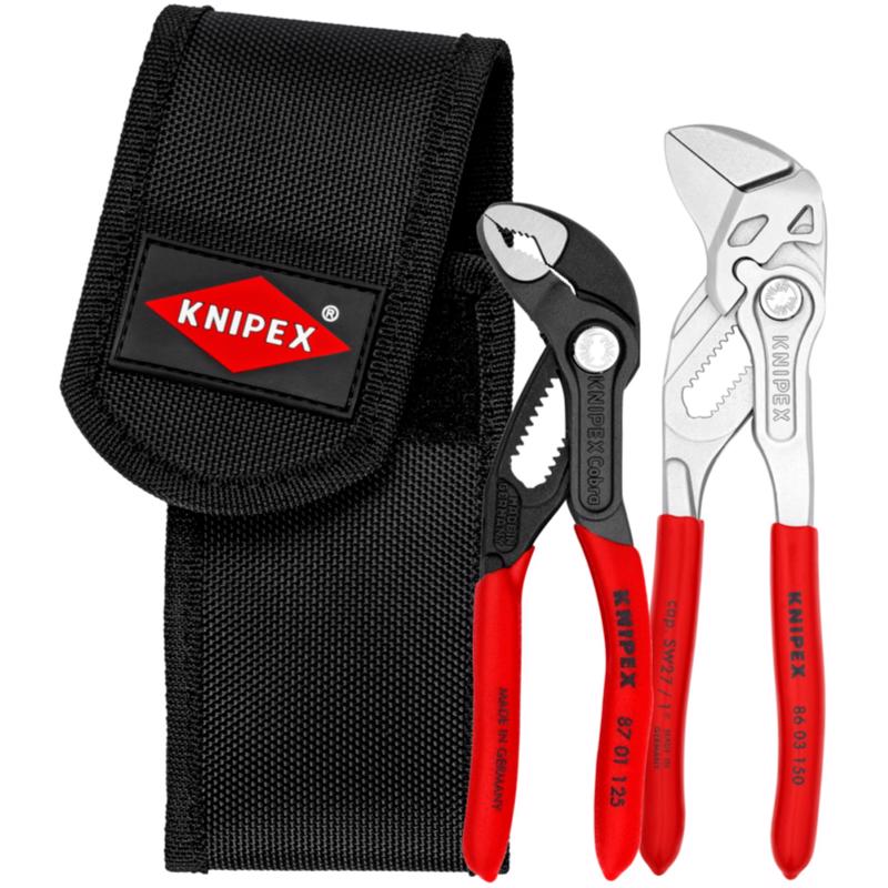 Knipex 2 pc Chrome Vanadium Steel Pliers Set