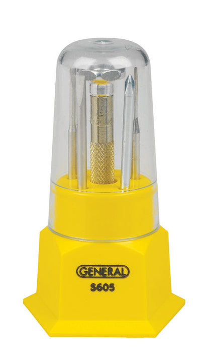 General Multi-Blade Precision Screwdriver Set 5 pc