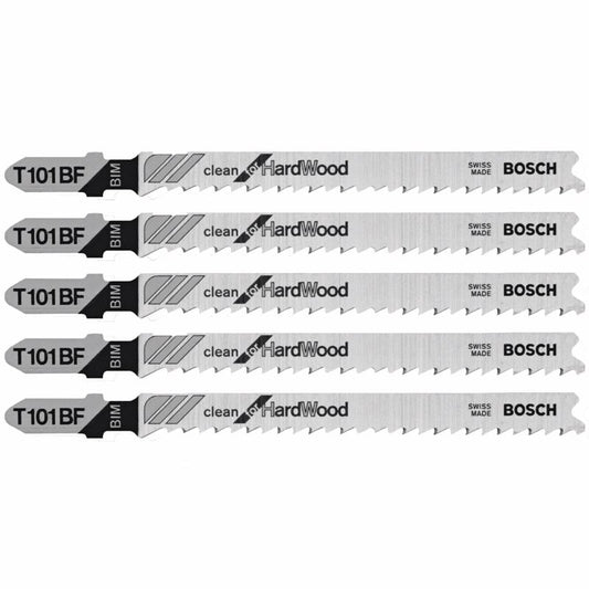 Bosch 4 in. Bi-Metal T-Shank Jig Saw Blade 10 TPI 5 pk