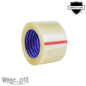 72mm x 100m, 2 mil, 24 rls/cs, Clear Acrylic Tape