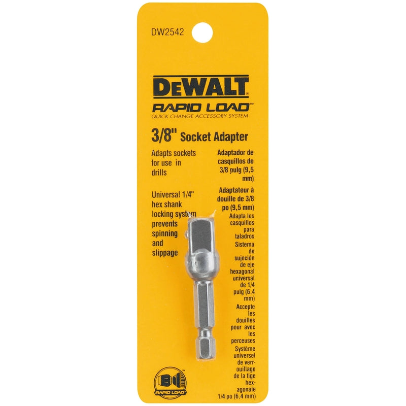 DeWalt Impact Ready 2 in. L X 3/8 in. drive Socket Adapter 1 pc