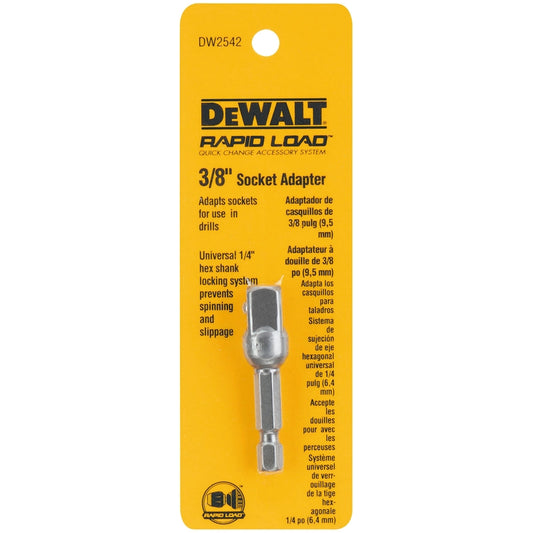 DeWalt Impact Ready 2 in. L X 3/8 in. drive Socket Adapter 1 pc