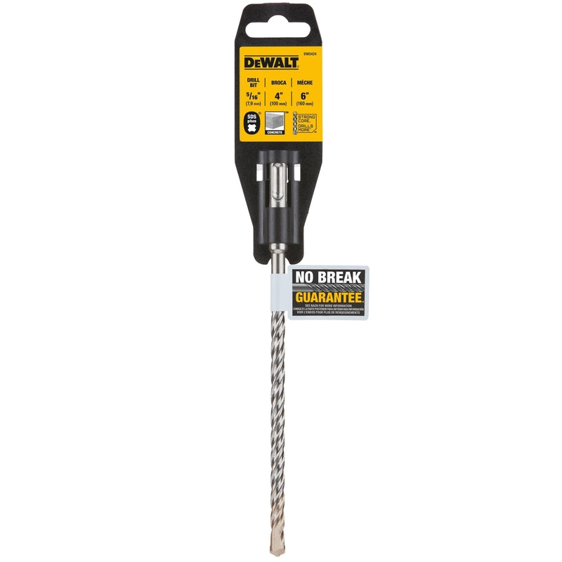 DeWalt 5/16 in. X 6 in. L Carbide Tipped Drill Bit SDS-Plus Shank 1 pc