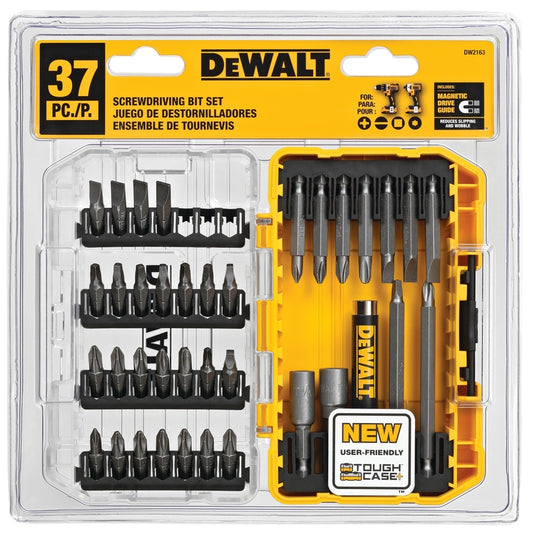 DeWalt Assorted Screwdriving Set Heat-Treated Steel 37 pc