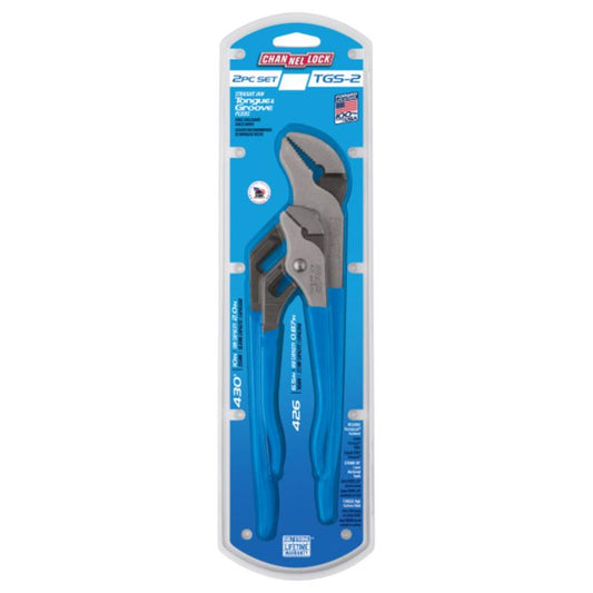 Channellock 6-1/2 & 10 in. Steel Tongue and Groove Pliers